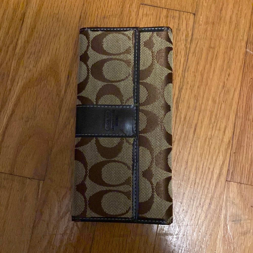 Coach leather wallet